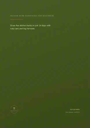 The Windowsill Herb Garden: back cover