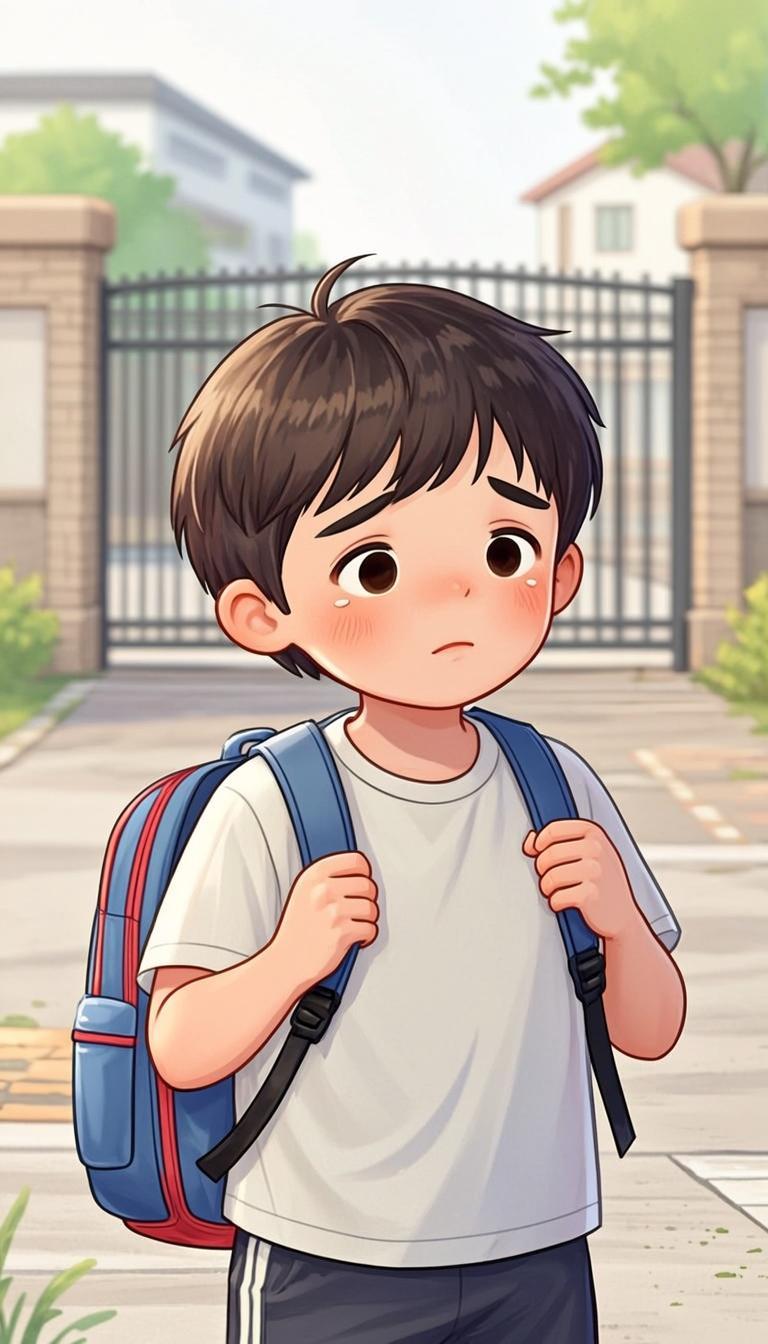 Copertina di The Backpack Full of Courage, storybook di Velquaria.